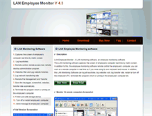Tablet Screenshot of lan-monitoring.com